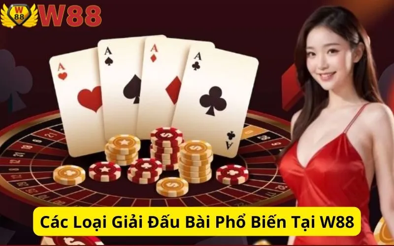 Các Loại Giải Đấu Bài Phổ Biến Tại W88
