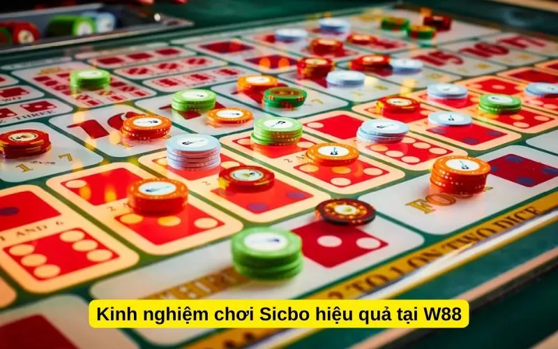 Kinh nghiệm chơi Sicbo hiệu quả tại W88